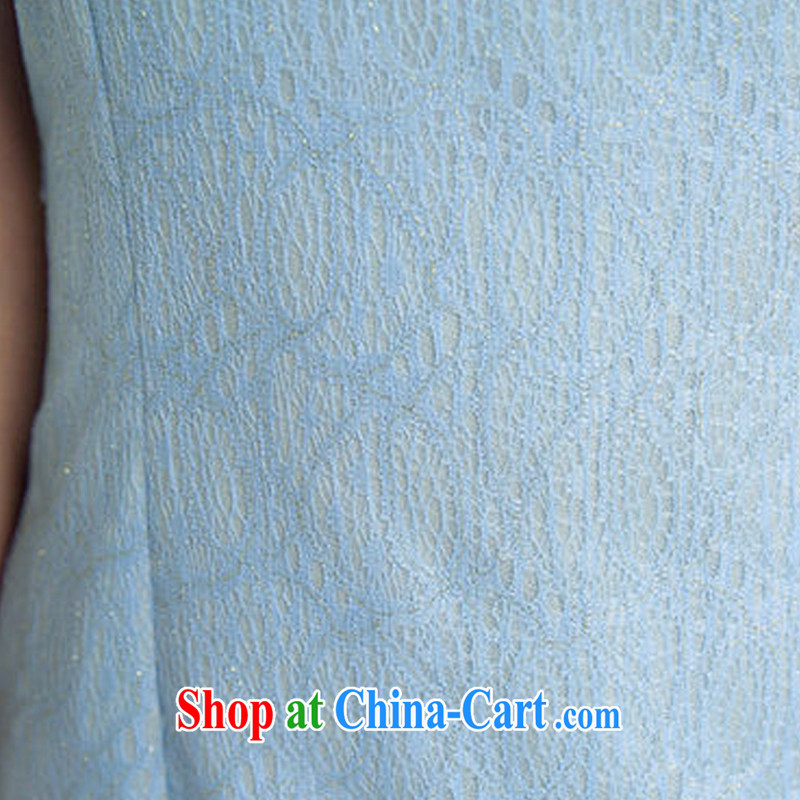 Kam Ming Yin Yue 7 summer 2015 new minimalist retro beauty graphics thin cheongsam dress Green Green L, Kam-ming 7 Yin Yue, shopping on the Internet