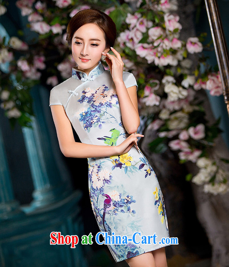 Love Life retro-tie 2015 summer New Beauty video thin stamp elegant lady package and robes picture color XXL pictures, price, brand platters! Elections are good character, the national distribution, so why buy now enjoy more preferential! Health
