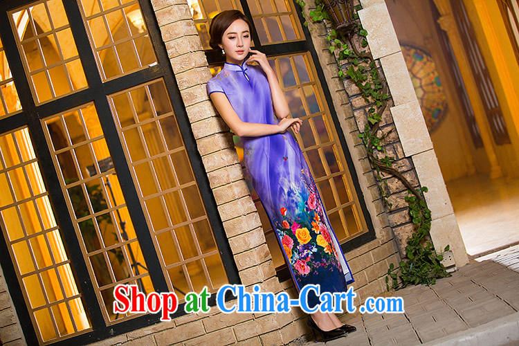 Love Of The life long retro 2015 summer New Beauty video thin water droplets, a field for dresses purple XXL pictures, price, brand platters! Elections are good character, the national distribution, so why buy now enjoy more preferential! Health