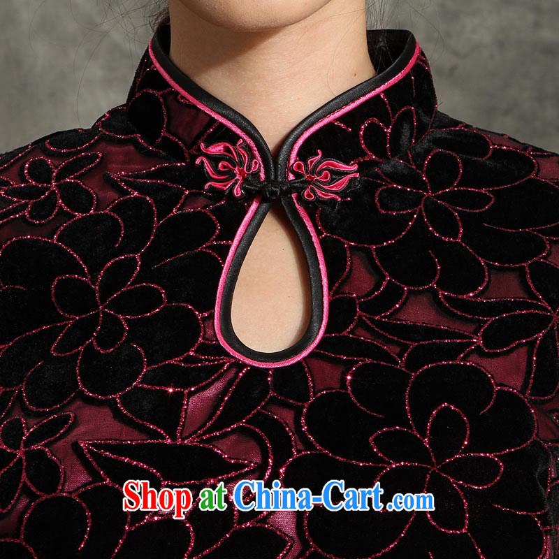 Sir David WILSON, high quality wool 2015 spring and summer, the older the code wedding her mother-in-law with her mother married cheongsam dress dress of red 4 XL, Sir David WILSON, and shopping on the Internet