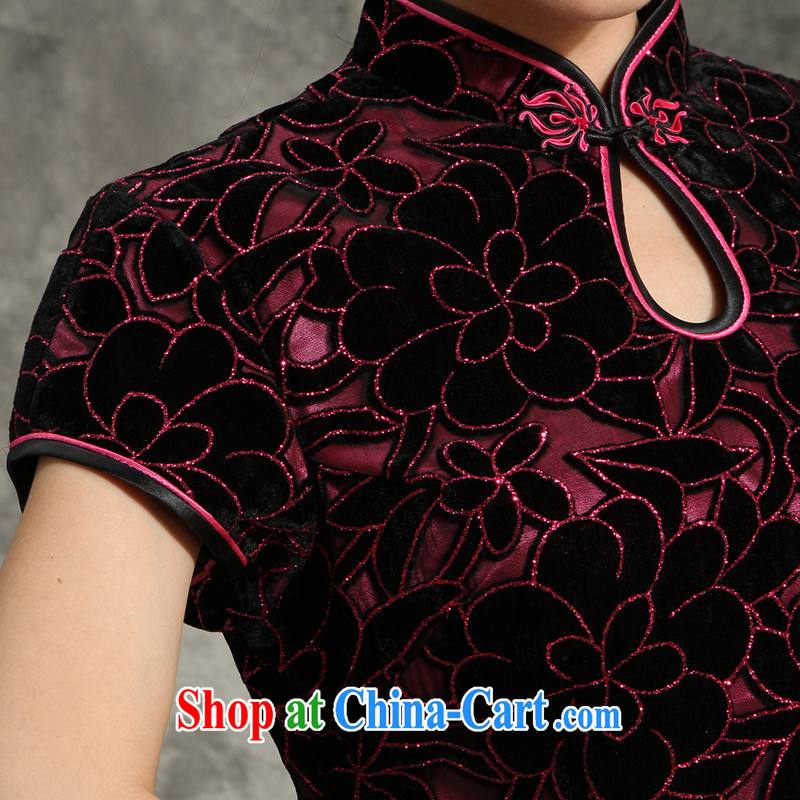 Sir David WILSON, high quality wool 2015 spring and summer, the older the code wedding her mother-in-law with her mother married cheongsam dress dress of red 4 XL, Sir David WILSON, and shopping on the Internet