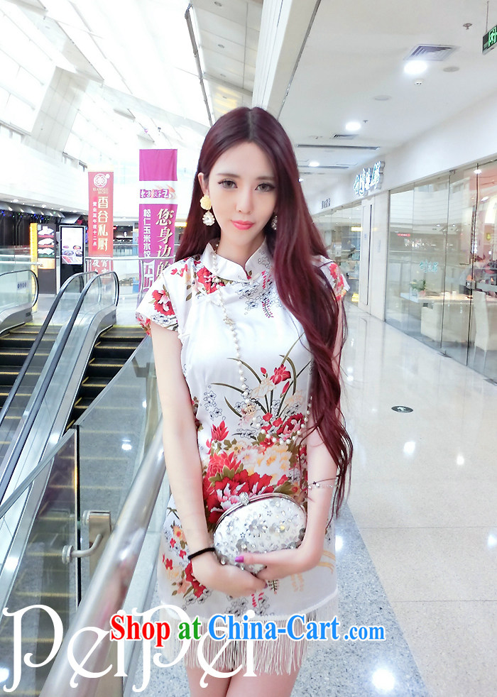 Diane sprawl of new, classic and elegant name yuan style beauty graphics thin painting stamp dresses flow, dresses are black, pictures, price, brand platters! Elections are good character, the national distribution, so why buy now enjoy more preferential! Health