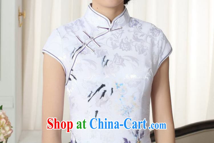 Pauline economy sprawl new summer elegance Chinese qipao Chinese graphics thin short cheongsam as XXL pictures, price, brand platters! Elections are good character, the national distribution, so why buy now enjoy more preferential! Health