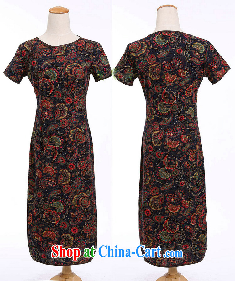 The Jessup, new, improved and elegant beauty with manual for short-sleeved qipao dresses Mephidross Athena round-collar XXL pictures, price, brand platters! Elections are good character, the national distribution, so why buy now enjoy more preferential! Health