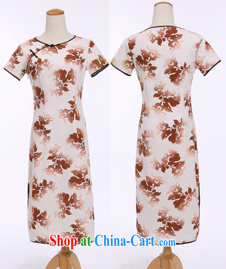 spend the summer Women's clothes cotton the field for a field manual for improved short-sleeved, long-neck dresses smiling 2 XL pictures, price, brand platters! Elections are good character, the national distribution, so why buy now enjoy more preferential! Health