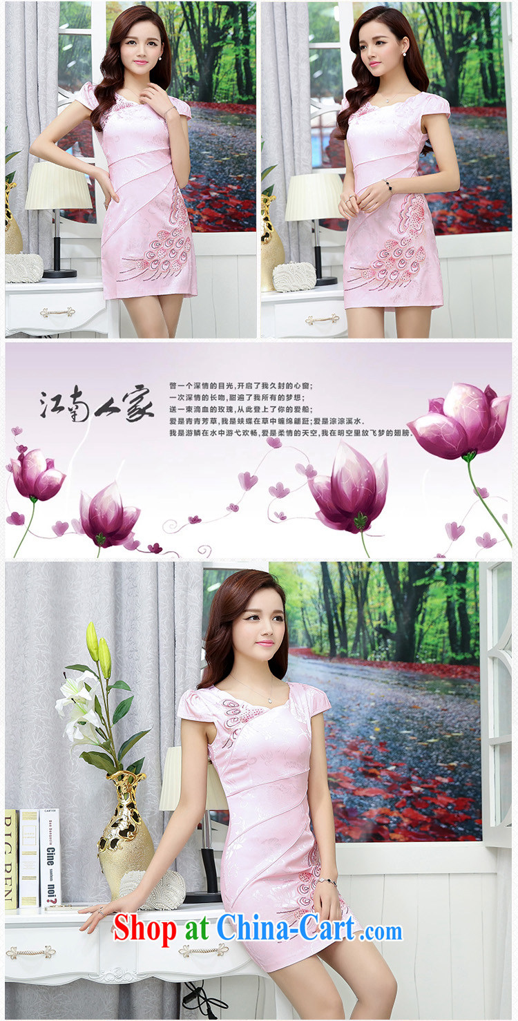 Yan, Jody 2015 summer new women with improved dresses short stylish dress beauty graphics thin style cotton robes Hester Prynne 2 XL pictures, price, brand platters! Elections are good character, the national distribution, so why buy now enjoy more preferential! Health