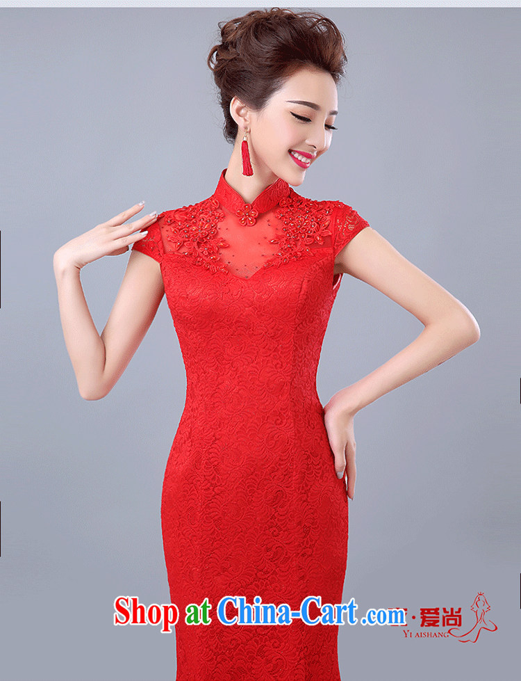 Yi love still bridal wedding dress toast summer clothing new 2015 cheongsam dress red stylish retro lace beauty dress short, can be done with $30 not return pictures, price, brand platters! Elections are good character, the national distribution, so why buy now enjoy more preferential! Health
