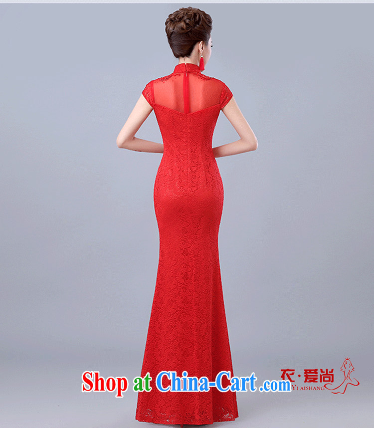 Yi love still bridal wedding dress toast summer clothing new 2015 cheongsam dress red stylish retro lace beauty dress short, can be done with $30 not return pictures, price, brand platters! Elections are good character, the national distribution, so why buy now enjoy more preferential! Health